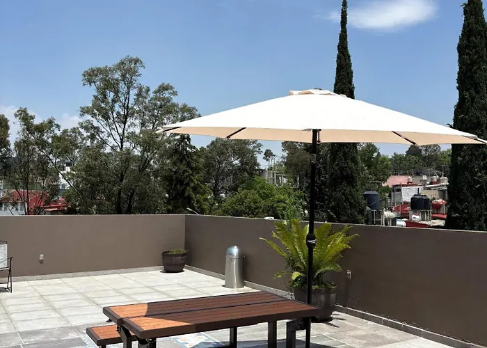 R03 Mid At Itesm Cem Full Services, Shared-kitchen, Fridge ,laundry, Smart Tv, Parking, Balcony *